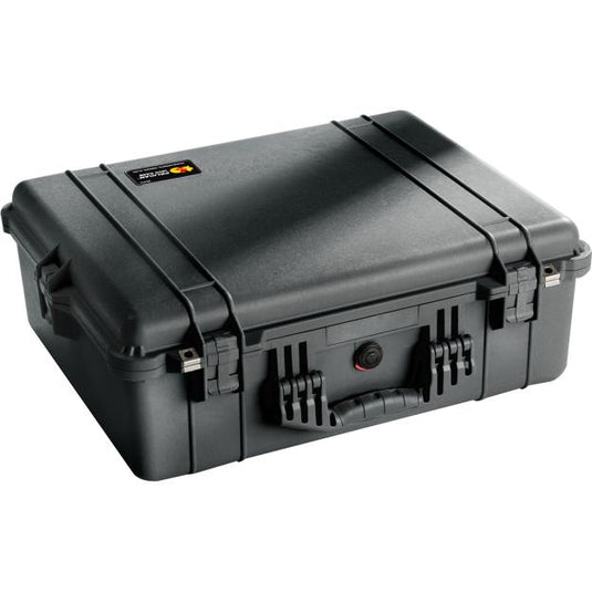 A black Pelican 1600 case.