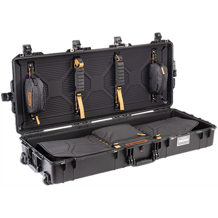 Load image into Gallery viewer, A Pelican 1745 Air Bow Case open.
