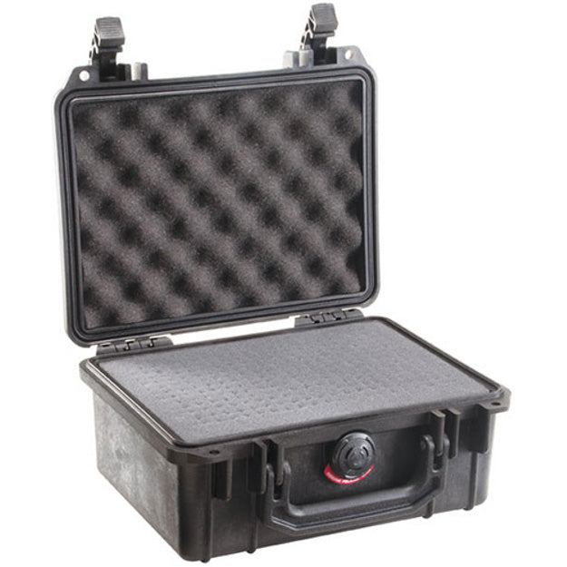 Load image into Gallery viewer, A black Pelican 1150 case with a foam interior.
