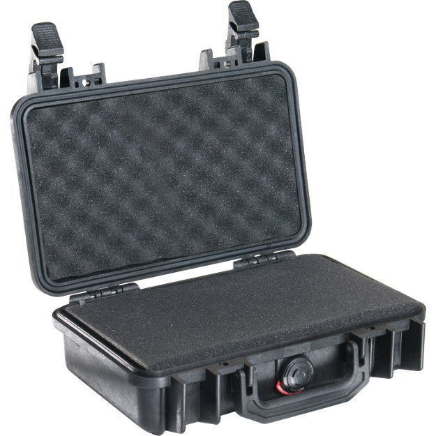 Load image into Gallery viewer, A black Pelican 1170 case with a foam interior.
