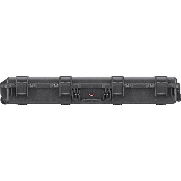 Load image into Gallery viewer, A close up of the latches on a Pelican 1700 Long Case.
