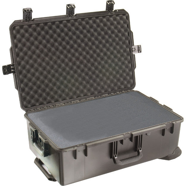 A black iM2950 Storm Case with a foam interior.