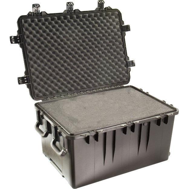 Load image into Gallery viewer, A black iM3075 Storm Case with a foam interior.
