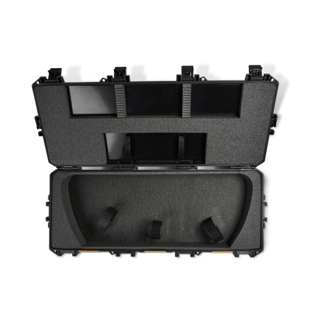 Load image into Gallery viewer, Black V730 Vault Bow case with foam interior
