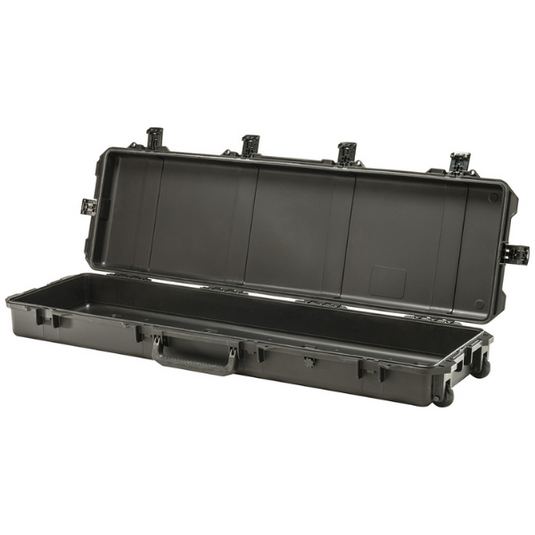 A black iM3300 Storm Rifle Case with no foam inside.