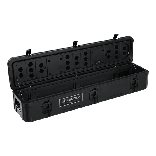A black Pelican BX85S case open.
