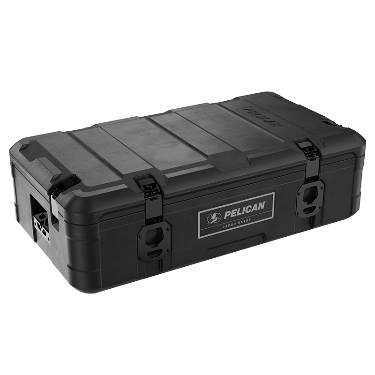 A black Pelican Cargo BX90R case with a robust design, featuring a handle and the Pelican logo on the front.