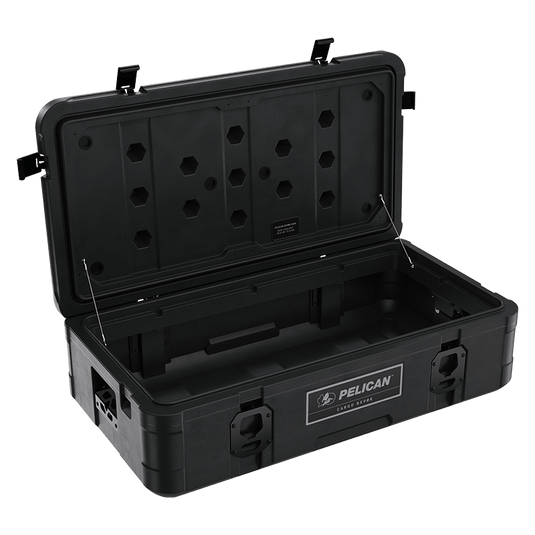 A black Pelican BX90R case open.