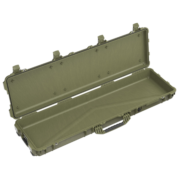 Load image into Gallery viewer, An ODG Green Pelican 1750 Long Case open with no foam.

